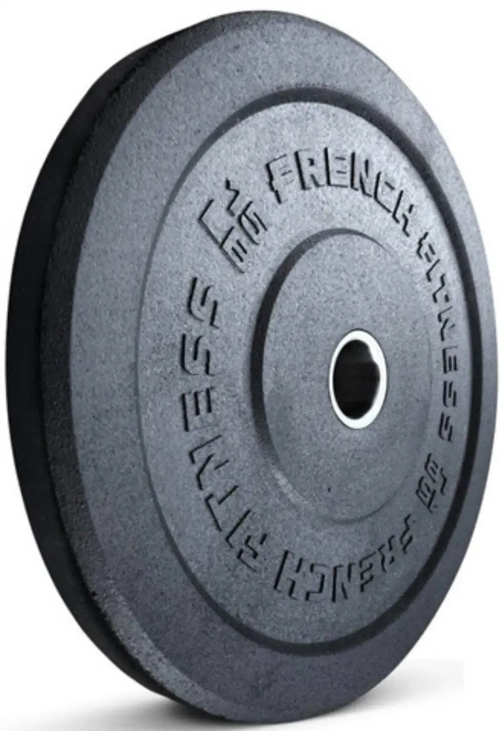 French Fitness Olympic Bumper Plate Set 190 lbs - Crumb Rubber (New) Image 4