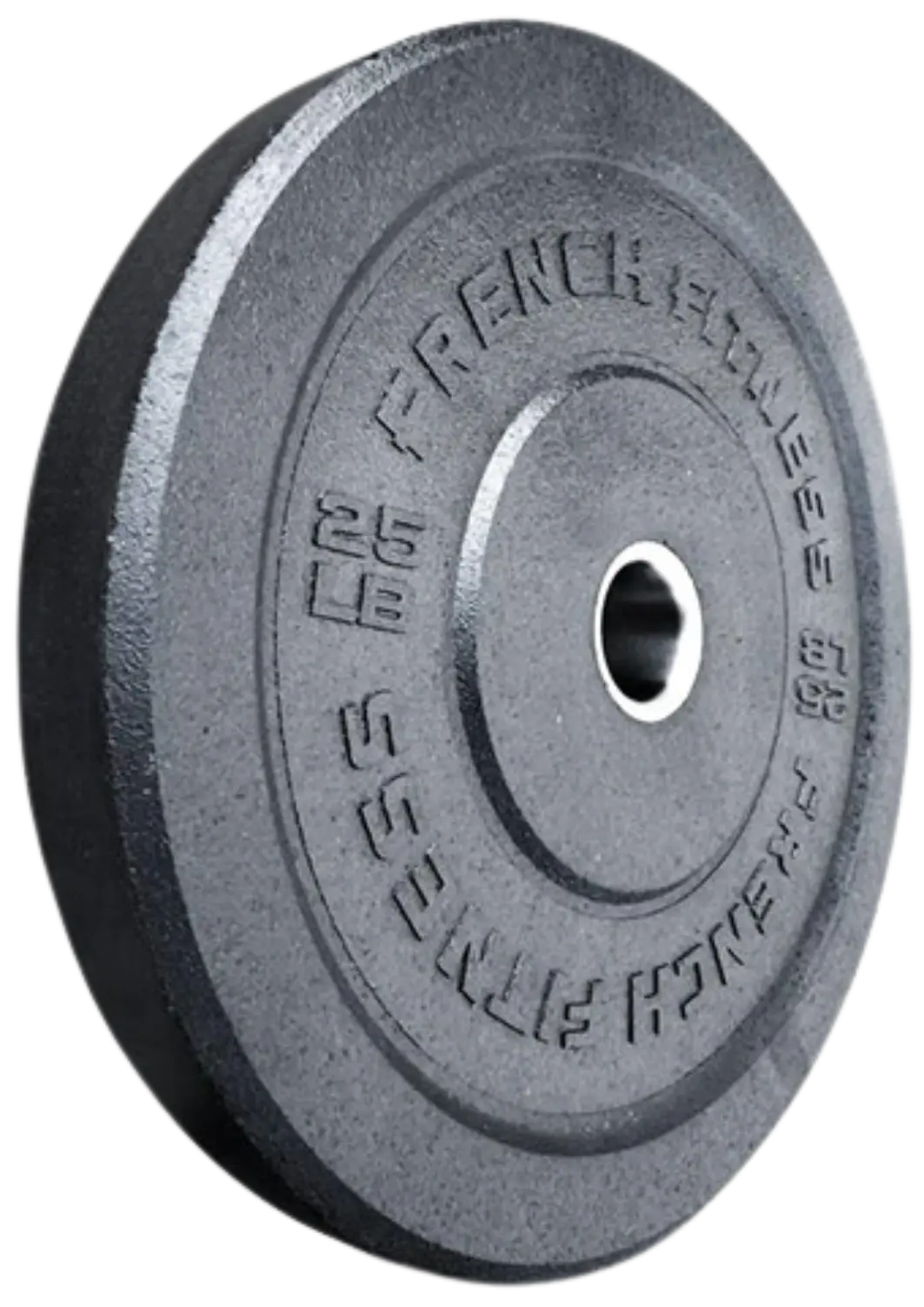French Fitness Olympic Bumper Plate 25 lbs - Crumb Rubber (New) Image