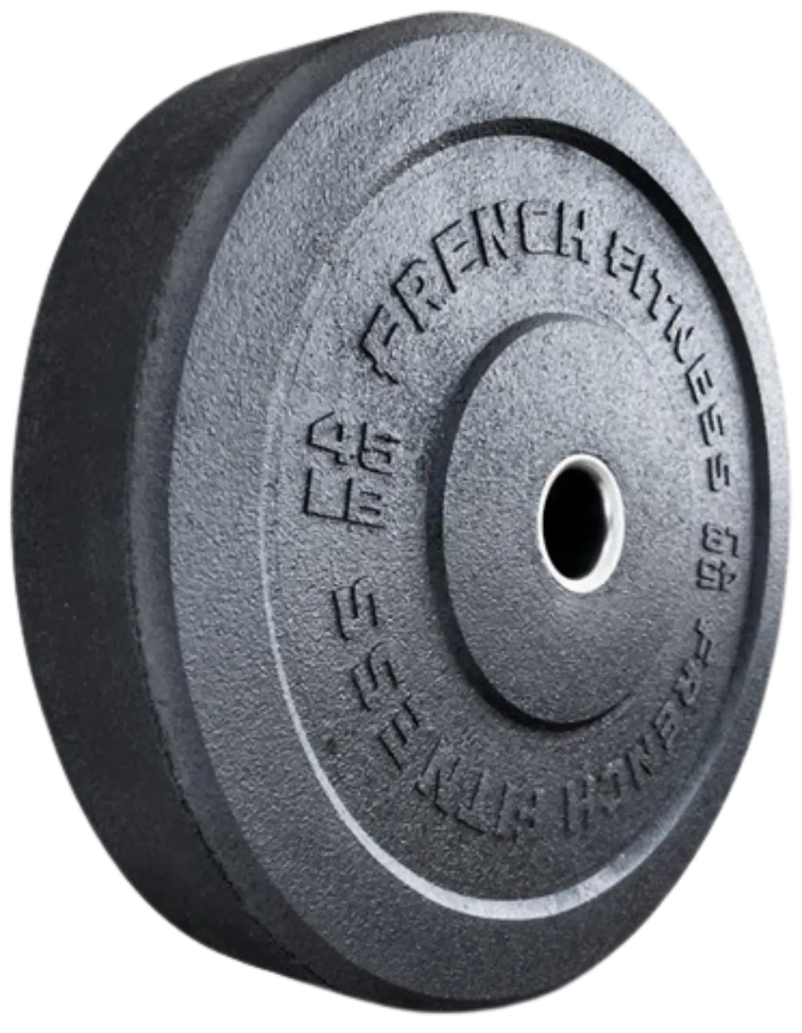 French Fitness Olympic Bumper Plate 45 lbs - Crumb Rubber (New) Image