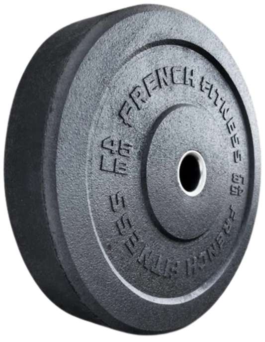 French Fitness Olympic Bumper Plate 45 lbs - Crumb Rubber (New) Image