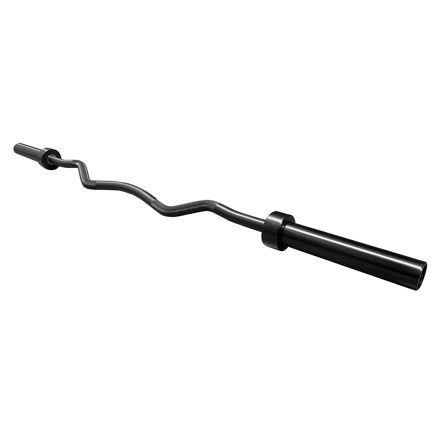 French Fitness 60" Olympic EZ Curl Bar - 700 lb Capacity (New) Image 3