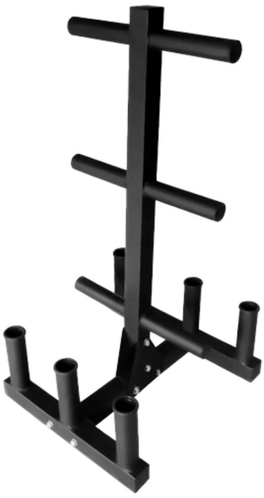 French Fitness OWTBH5 Olympic Weight Tree Rack & Bar Holder (New) Image