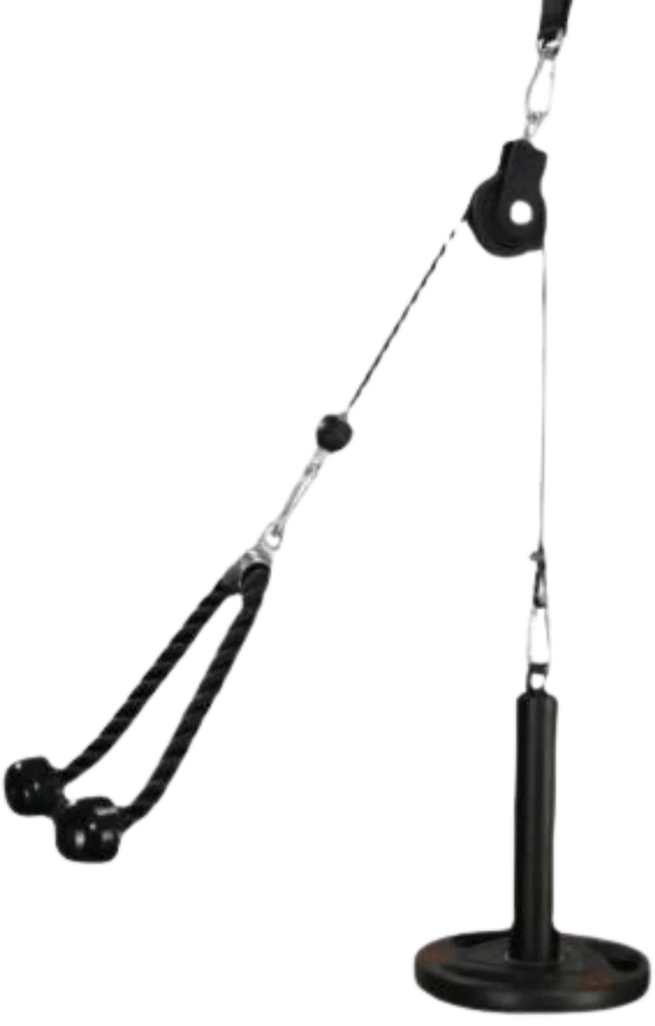 French Fitness Plate Loaded Pulldown Portable Cable Trainer Slinger (New) Image