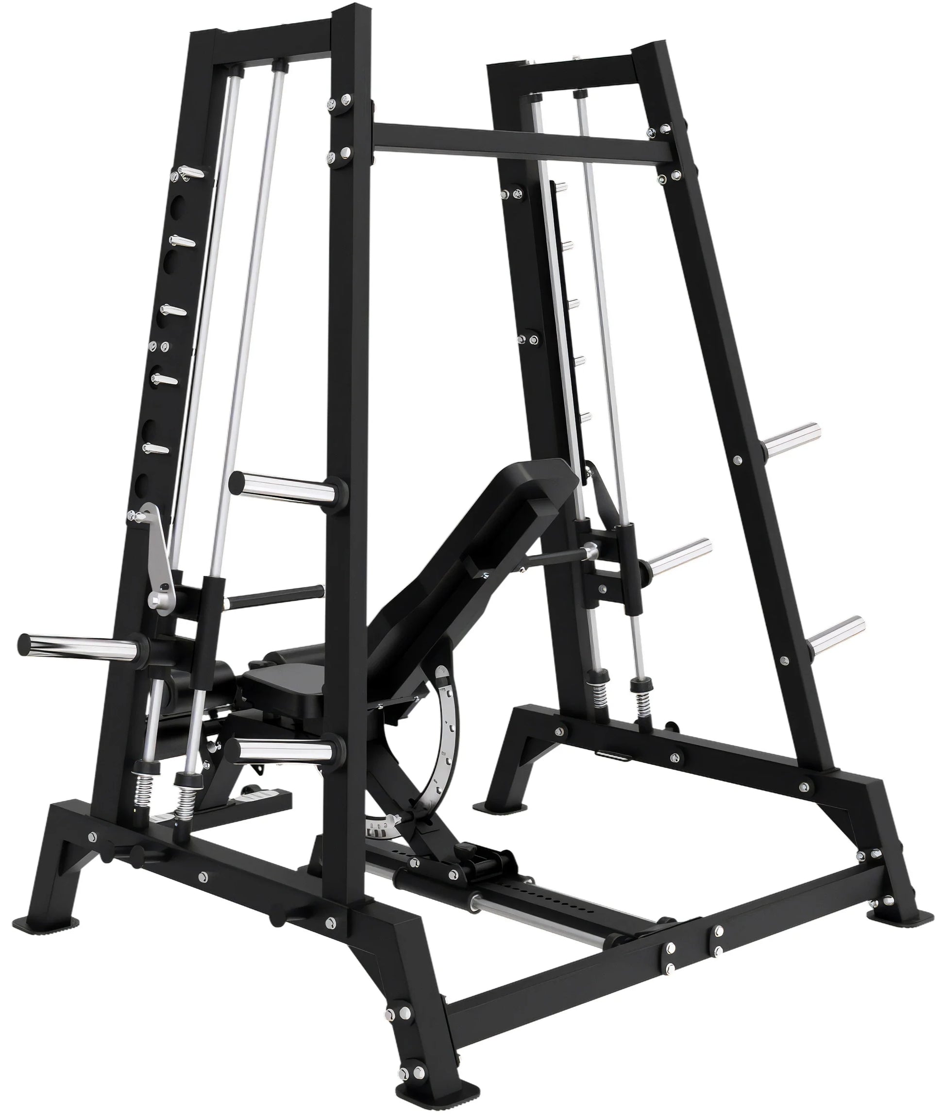 French Fitness Power Smith Dual System Converging Bench Press Combo Plate Loaded (New) Image 2