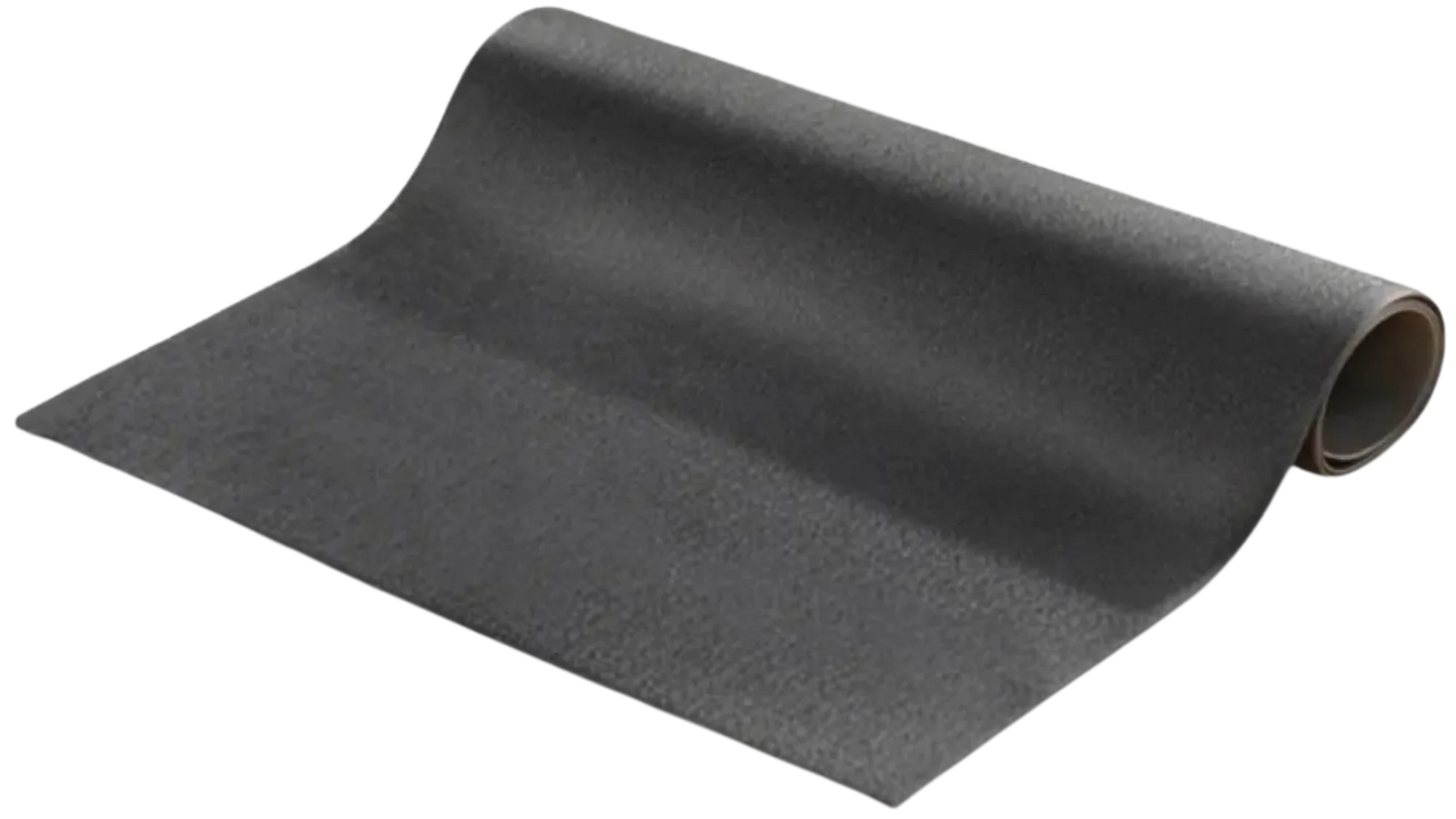 French Fitness - 2.5'x5' PVC Foam Recumbent Bike Floor Mat (New) - Angled View