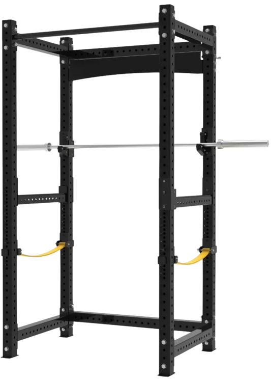 French Fitness R20 Full Squat Rack / Power Cage w/Bar (New) Image
