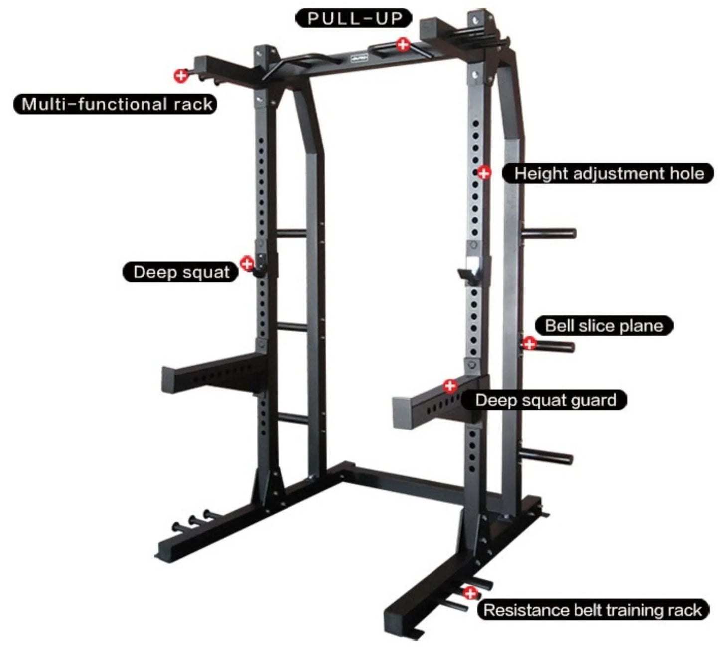 French Fitness R8 Half Cage / Squat Rack (New) Image 2