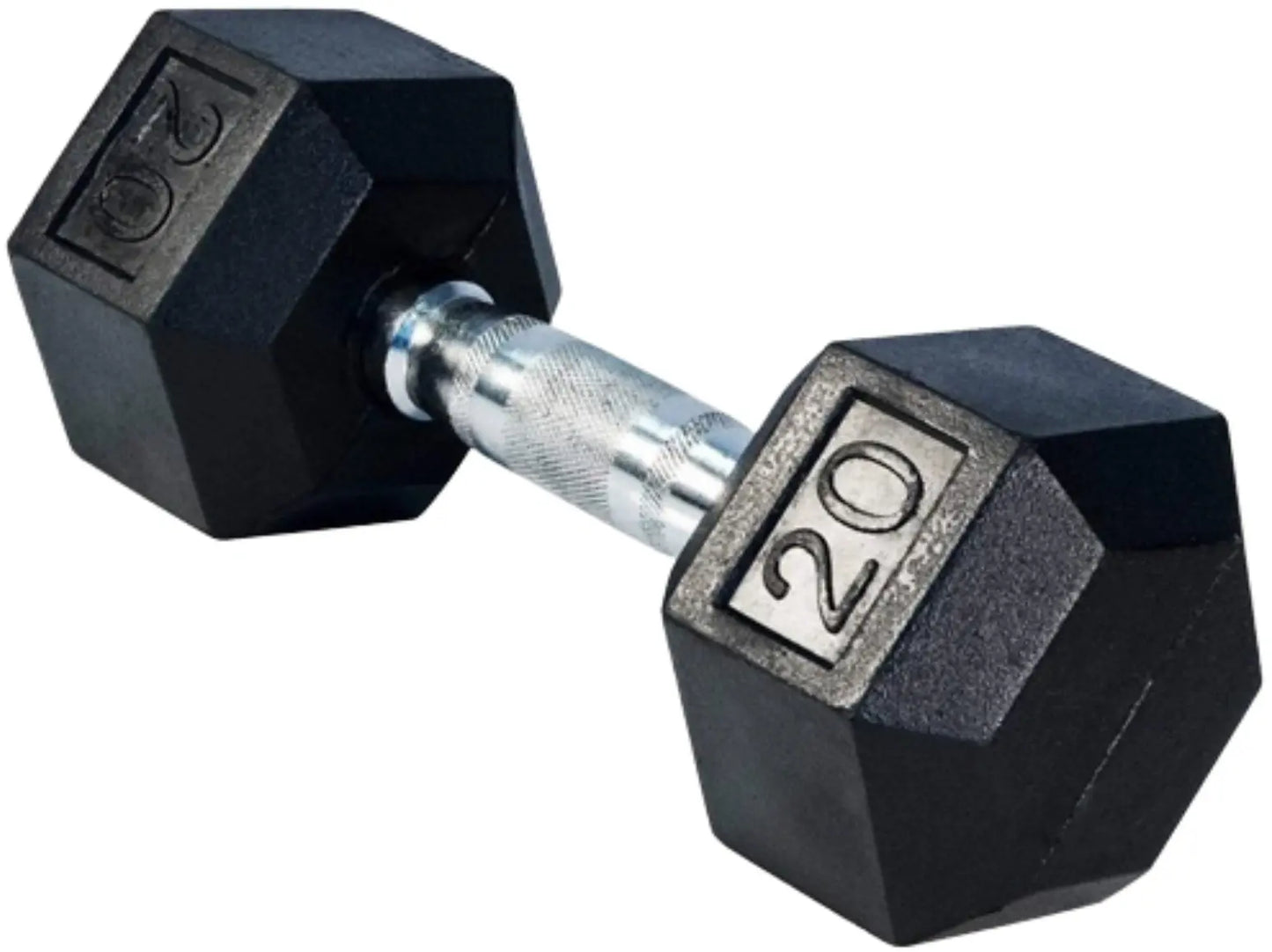 French Fitness Rubber Coated Hex Dumbbell Set 2.5-25 lbs - 10 Pair  (New) Image 11