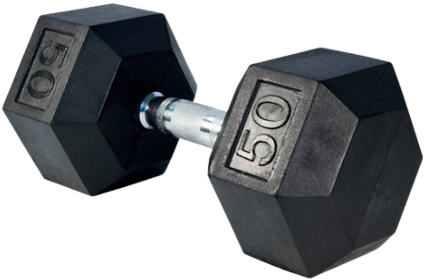 French Fitness Rubber Coated Hex Dumbbell Set 5-100 lbs (New) Image 10
