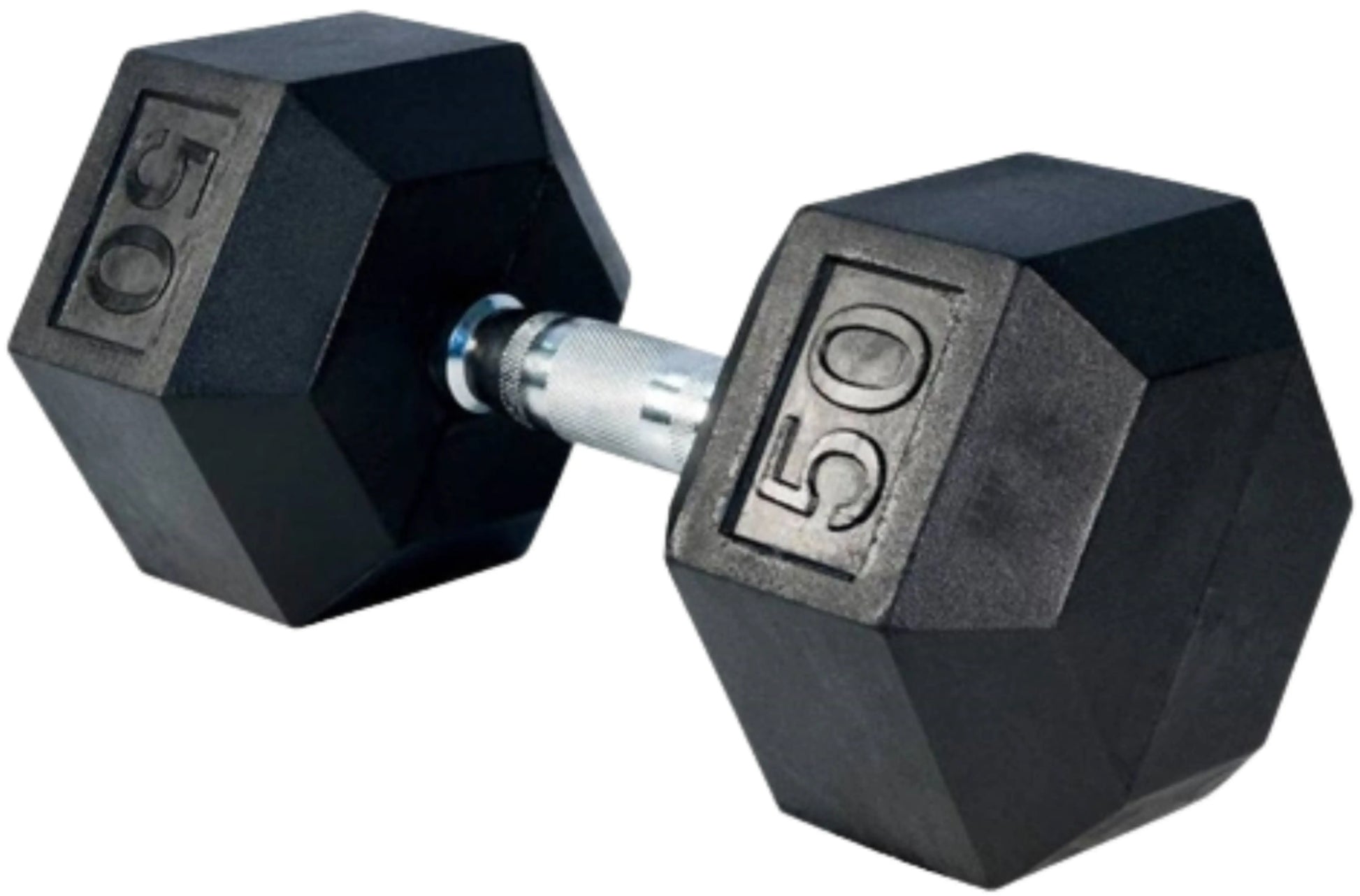 French Fitness Rubber Coated Hex Dumbbell Set 5-100 lbs (New) Image 10