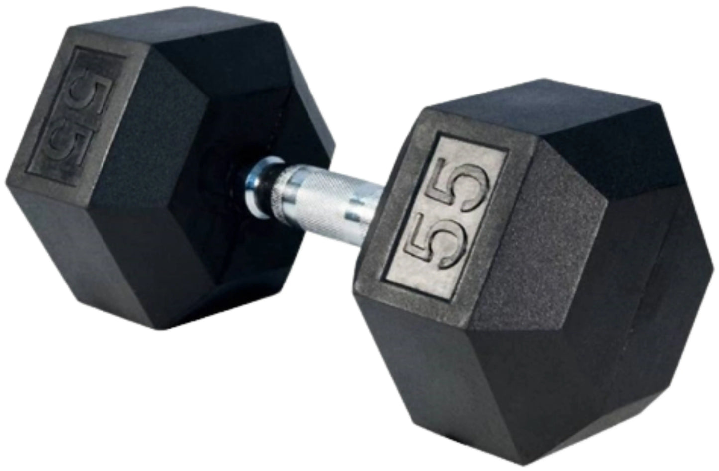 French Fitness Rubber Coated Hex Dumbbell Set 5-100 lbs (New) Image 11