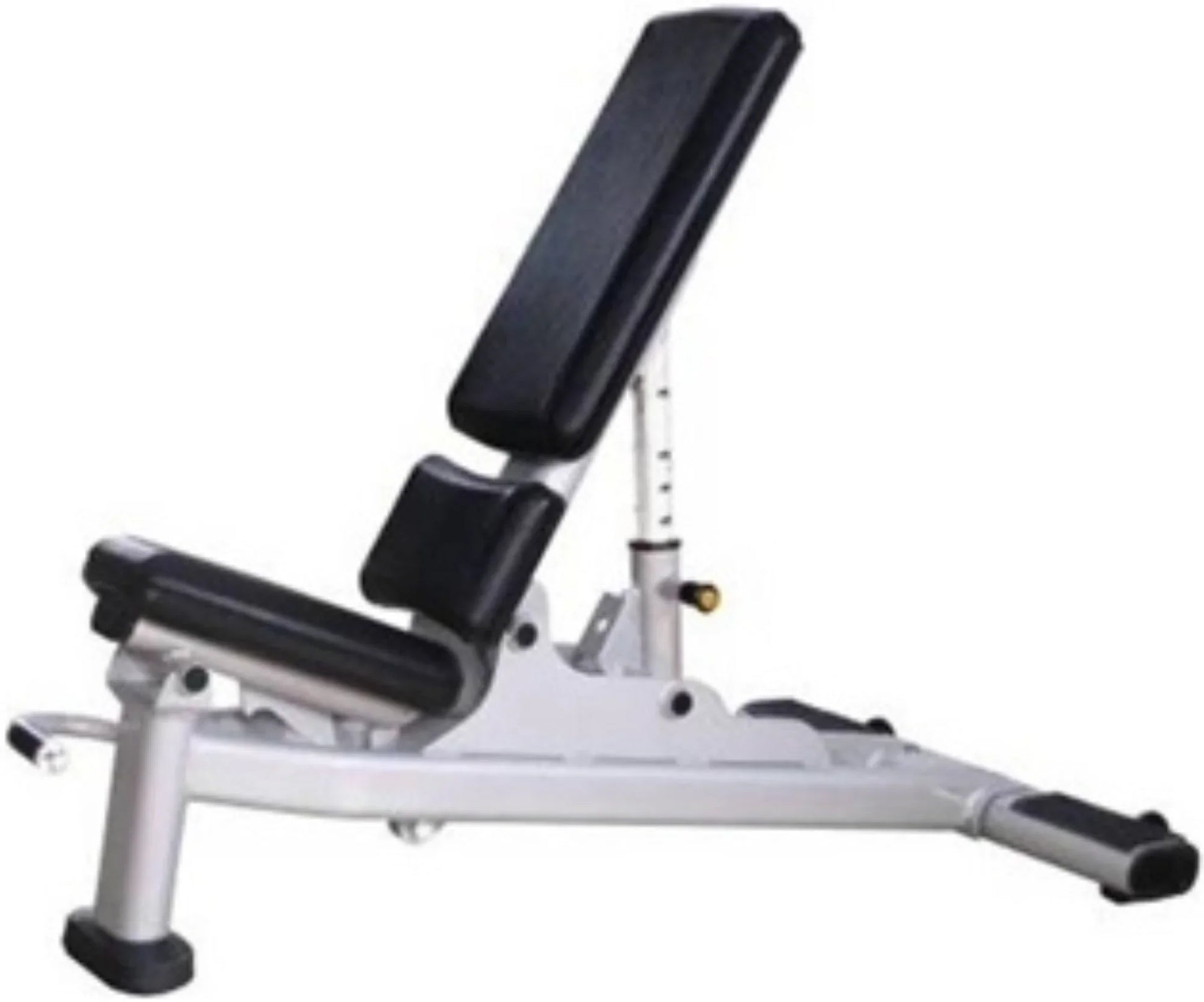 French Fitness Rubber Hex Dumbbell Set 5 to 100 lbs w/Bench + (2) 3 Tier Dumbbell Racks (New) Image 6