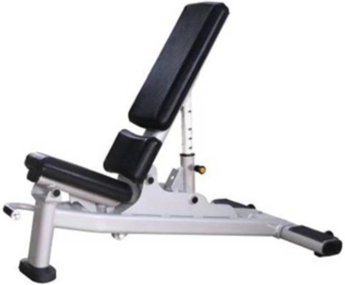 French Fitness Rubber Hex Dumbbell Set 5 to 75 lbs w/Bench + 3 Tier Dumbbell Rack (New) Image 5