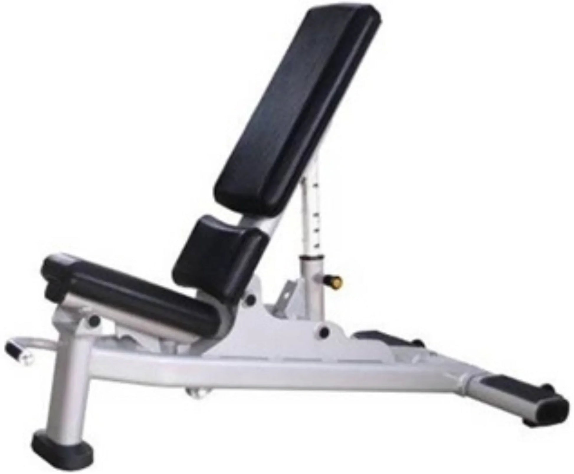 French Fitness Rubber Hex Dumbbell Set 5 to 75 lbs w/Bench + 3 Tier Dumbbell Rack (New) Image 5