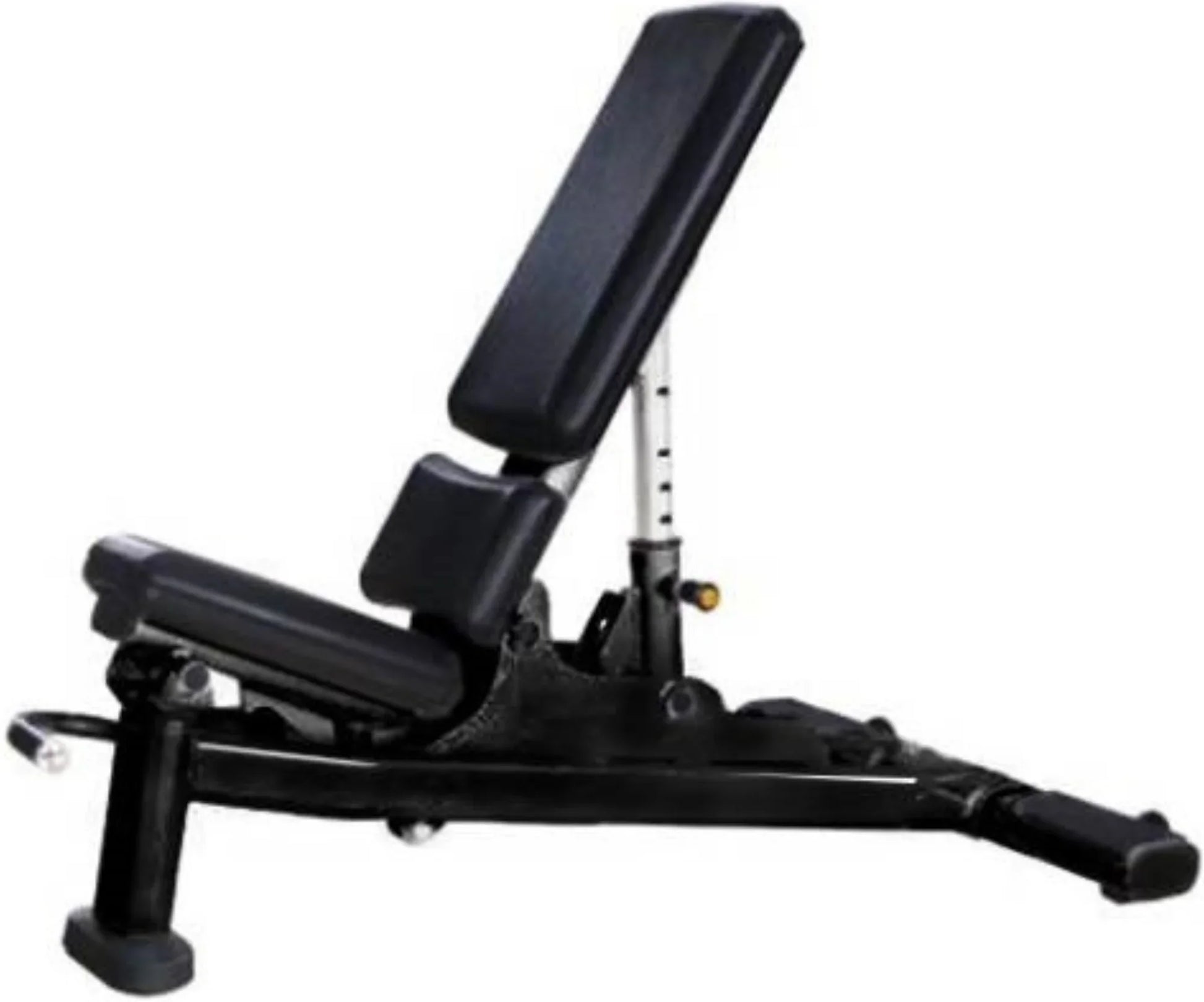 French Fitness Rubber Hex Dumbbell Set 5 to 75 lbs w/Bench + 3 Tier Dumbbell Rack (New) Image 6