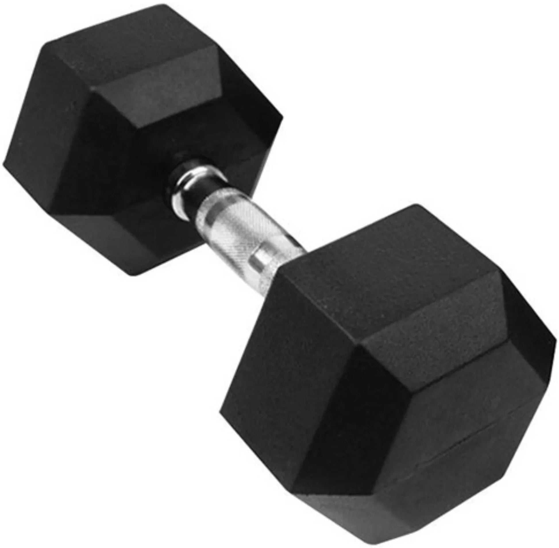French Fitness Rubber Coated Hex Dumbbell Set 80-100 lbs (New) Image 11