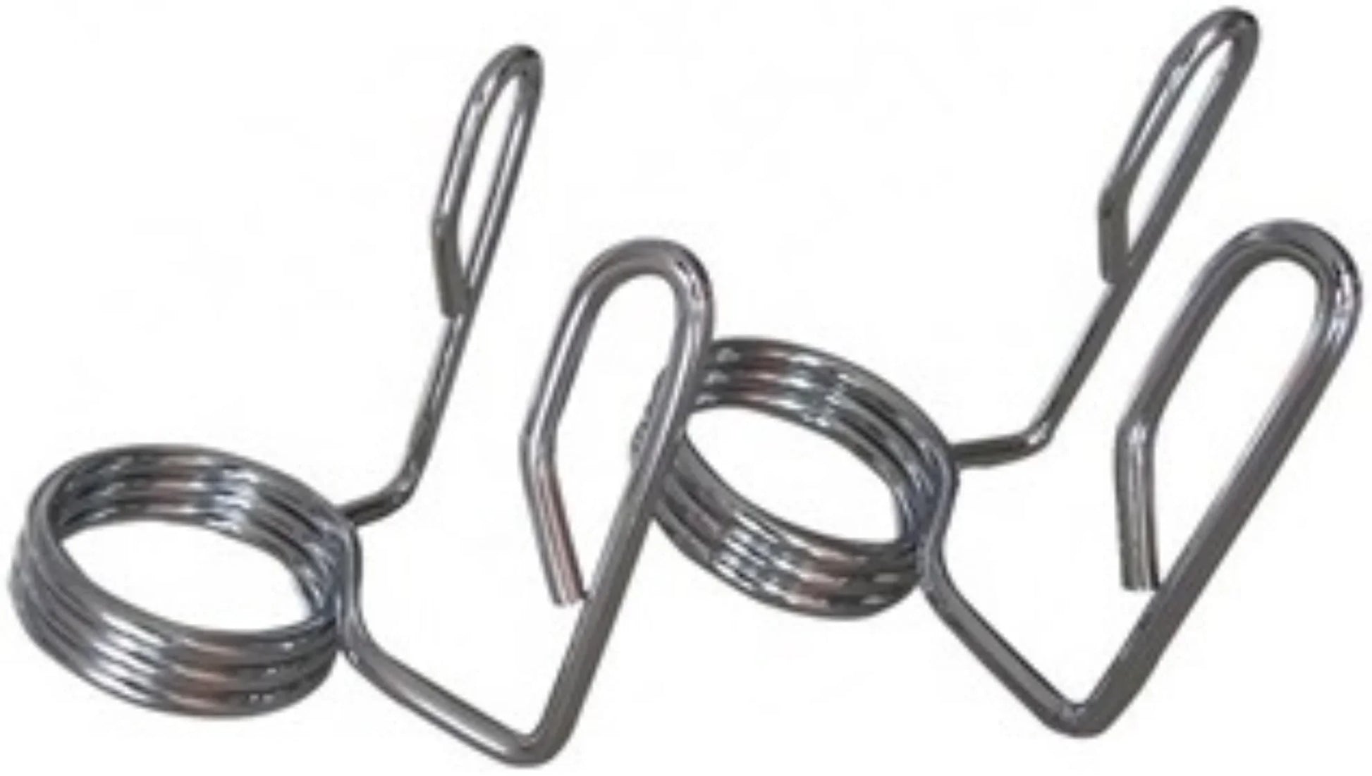 French Fitness Rubber Grip Weight Plate Set w/7 ft Olympic Bar 235 lbs (New) Image 4