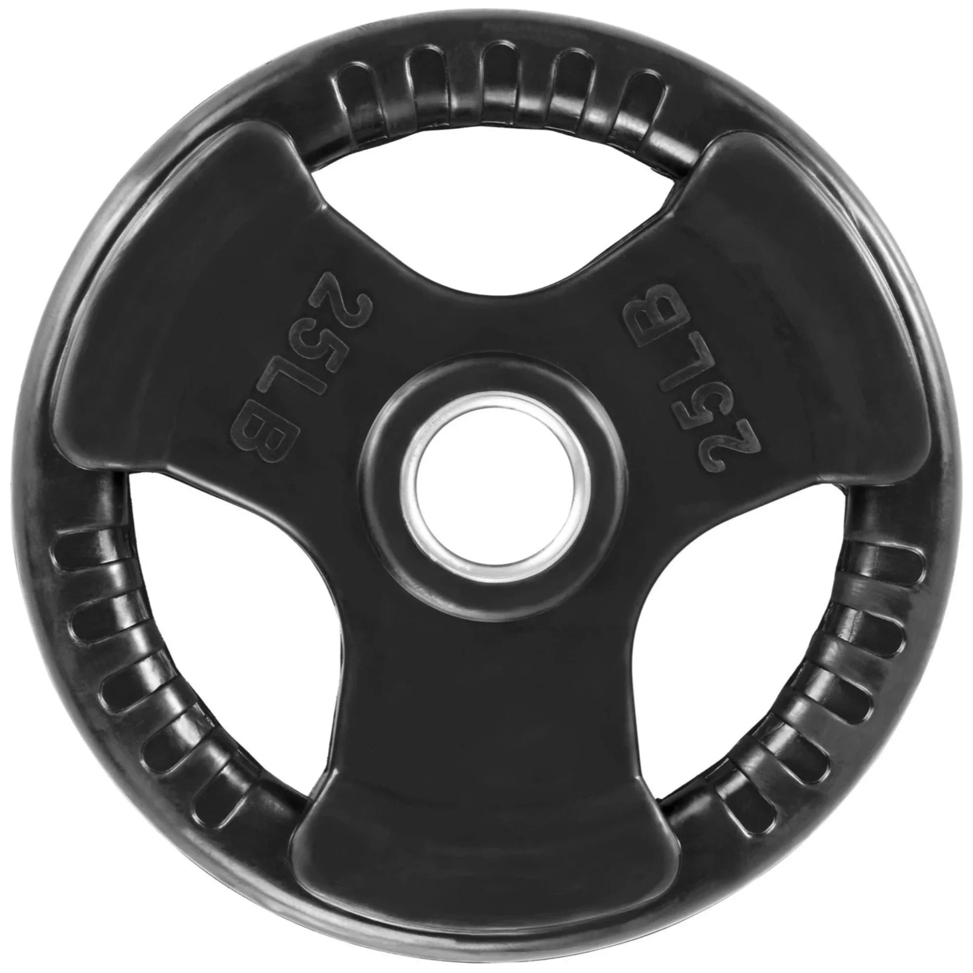 French Fitness Rubber Grip Olympic Weight Plate Set 350 lbs (New) Image 6