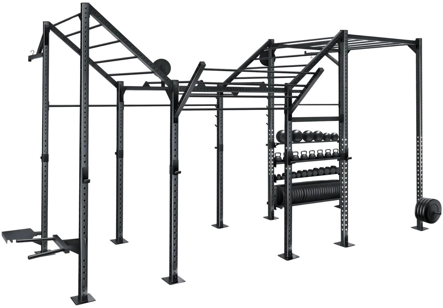 French Fitness Free Standing Rig & Rack System 10 (New) Image