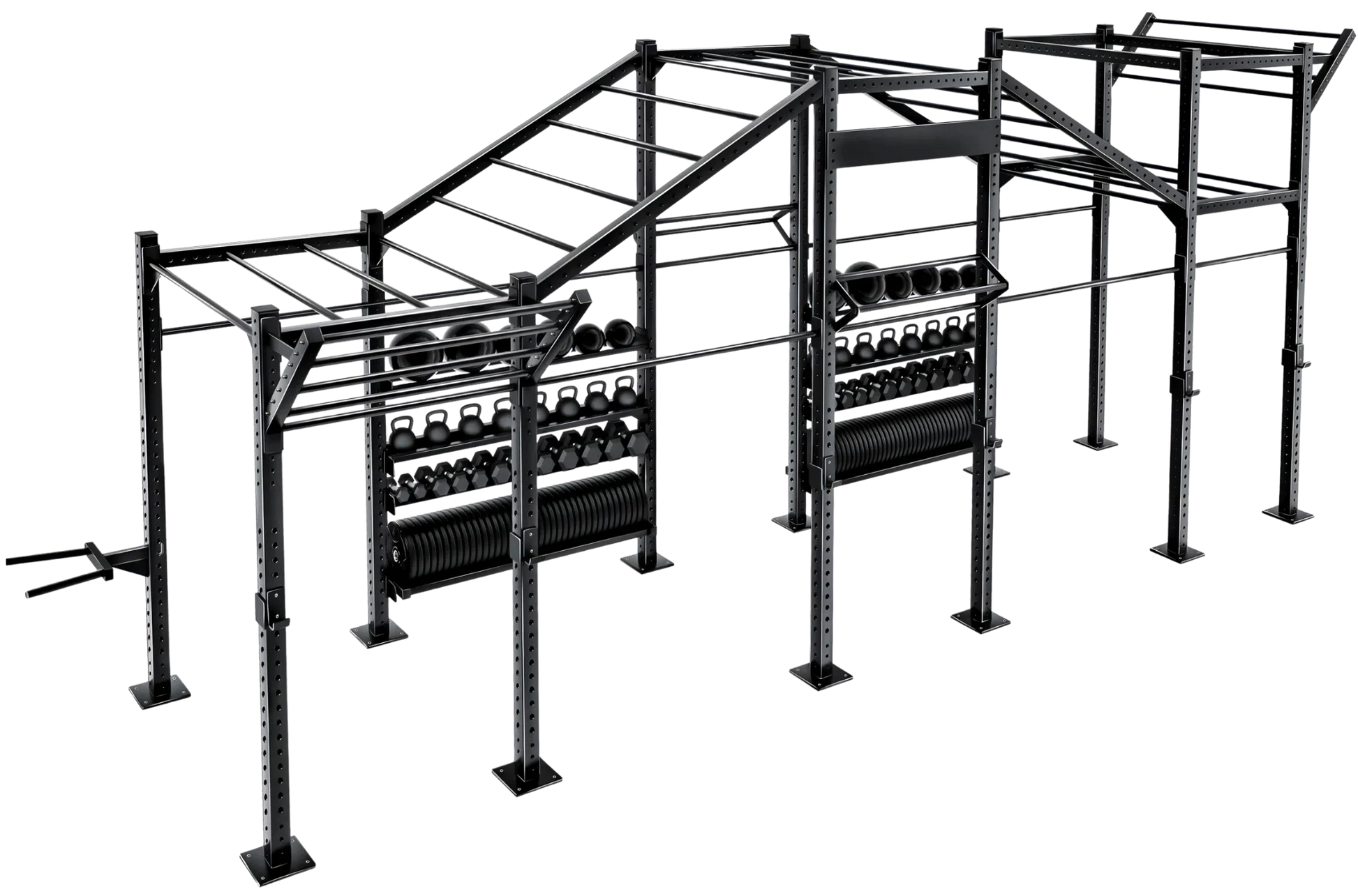 French Fitness Free Standing Rig & Rack System 11 (New) Image