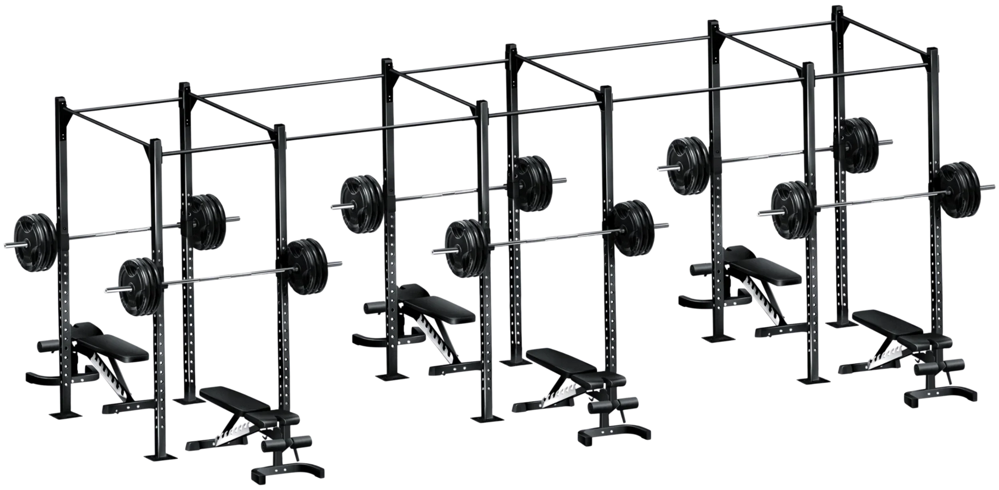 French Fitness Free Standing Rig & Rack System 2 (New) Image