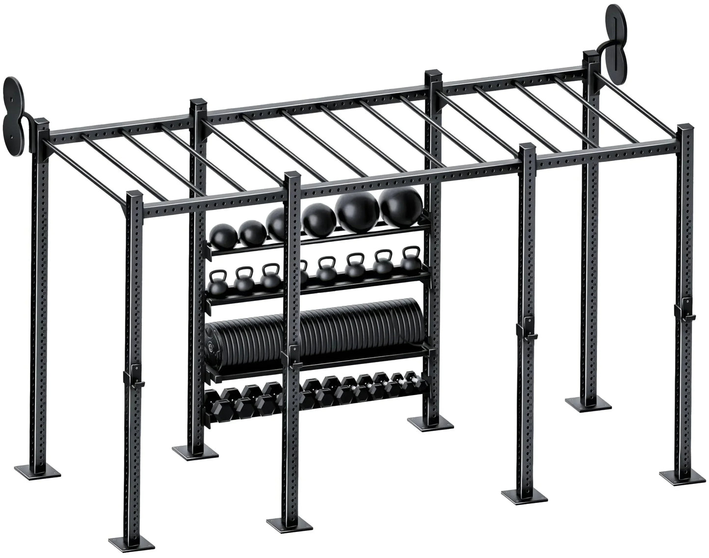 French Fitness Free Standing Rig & Rack System 20 (New) Image 2