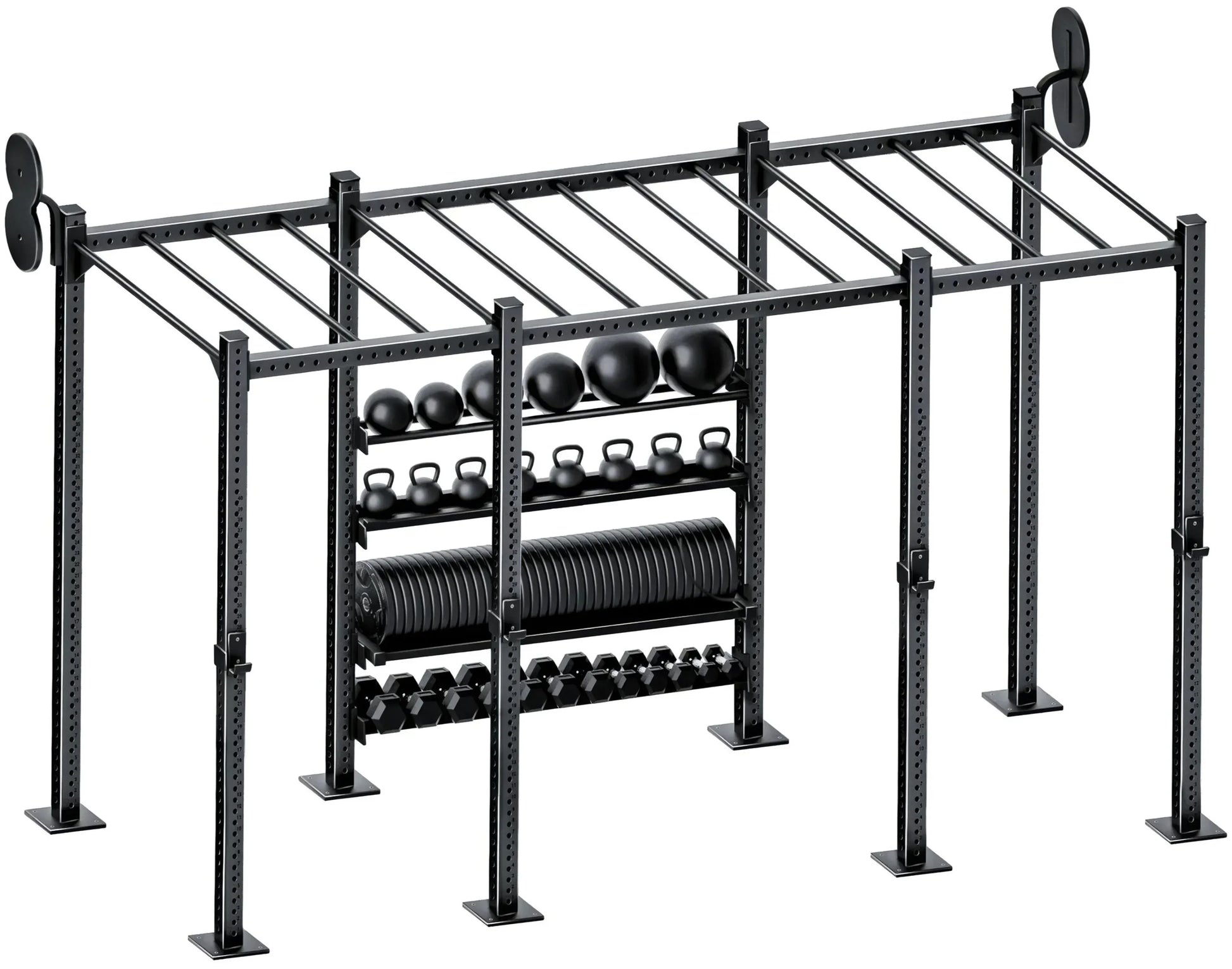 French Fitness Free Standing Rig & Rack System 20 (New) Image 2