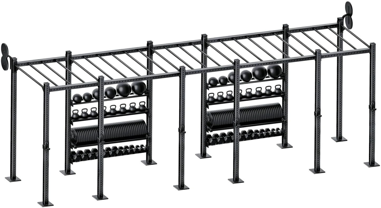 French Fitness Free Standing Rig & Rack System 20 (New) Image 3