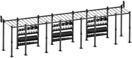 French Fitness Free Standing Rig & Rack System 20 (New) Image