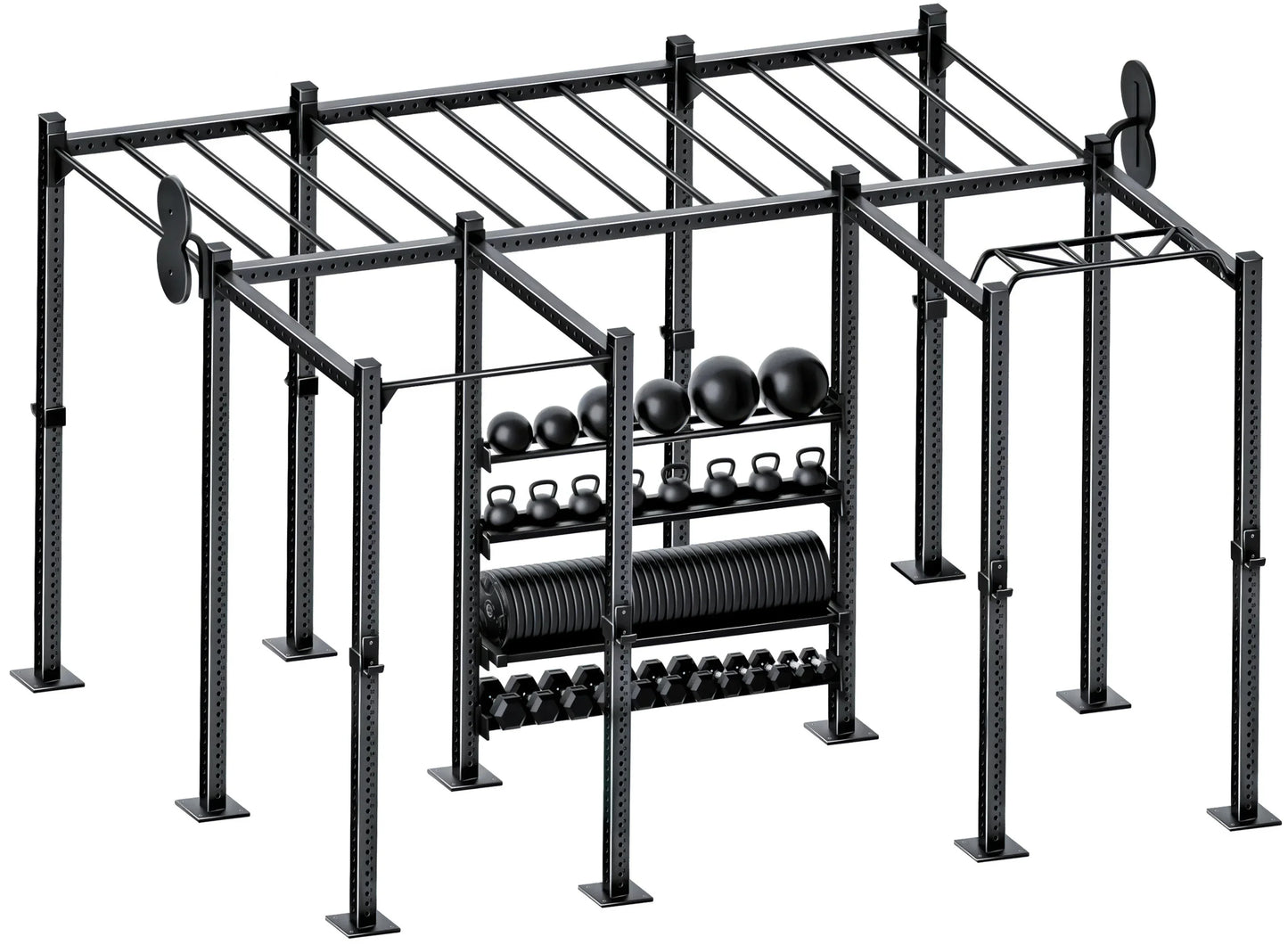 French Fitness Free Standing Rig & Rack System 21 (New) Image 2