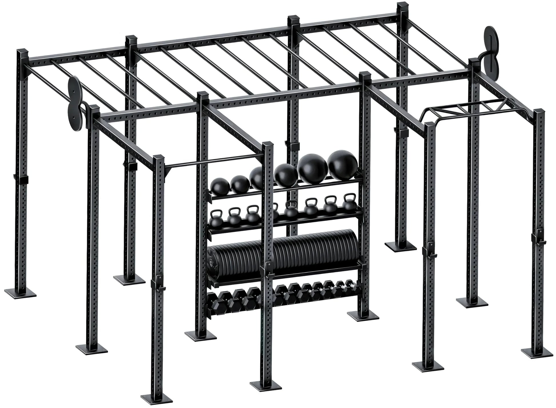 French Fitness Free Standing Rig & Rack System 21 (New) Image 2