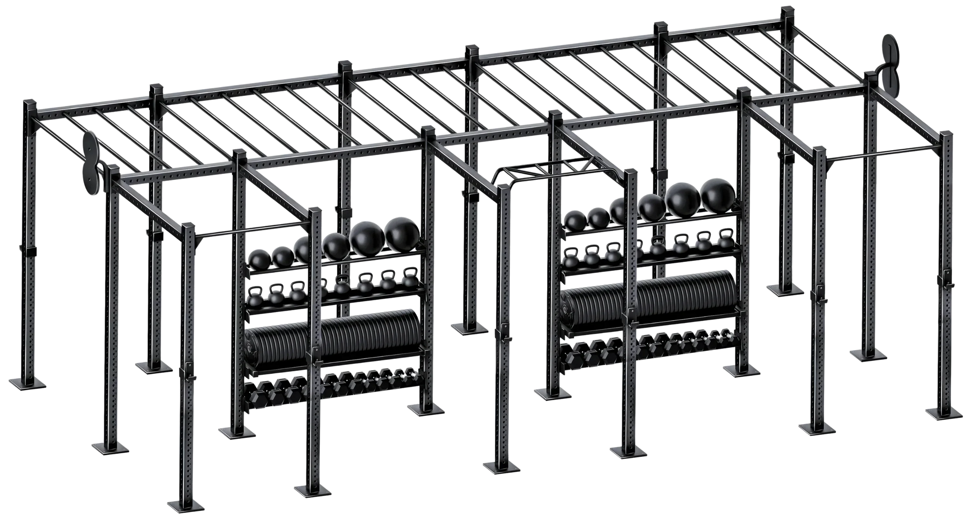 French Fitness Free Standing Rig & Rack System 21 (New) Image