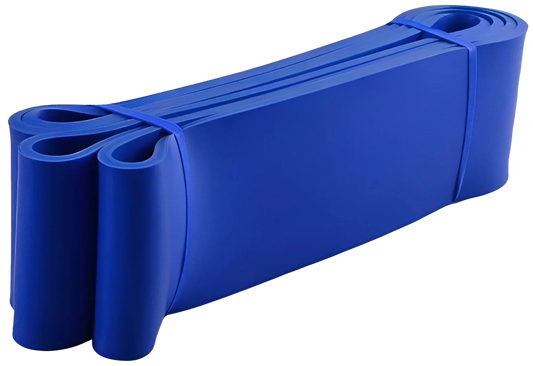 French Fitness Resistance Pull Up Assist Band - Blue (65-175lbs) Heavy (New) Image