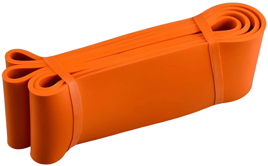 French Fitness Resistance Pull Up Assist Band - Orange (80-230lbs) Super Heavy (New) Image
