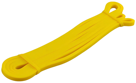 French Fitness Resistance Pull Up Assist Band - Yellow (8-15lbs) Very Light (New) Image