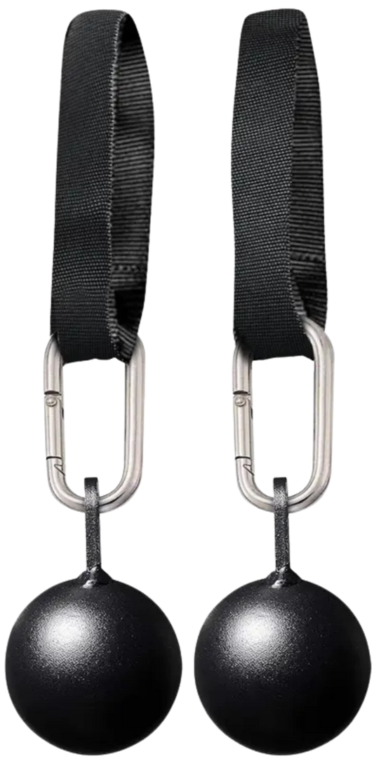French Fitness Rack & Rig Cannonball Grips with Straps - Set of 2 (New) Image