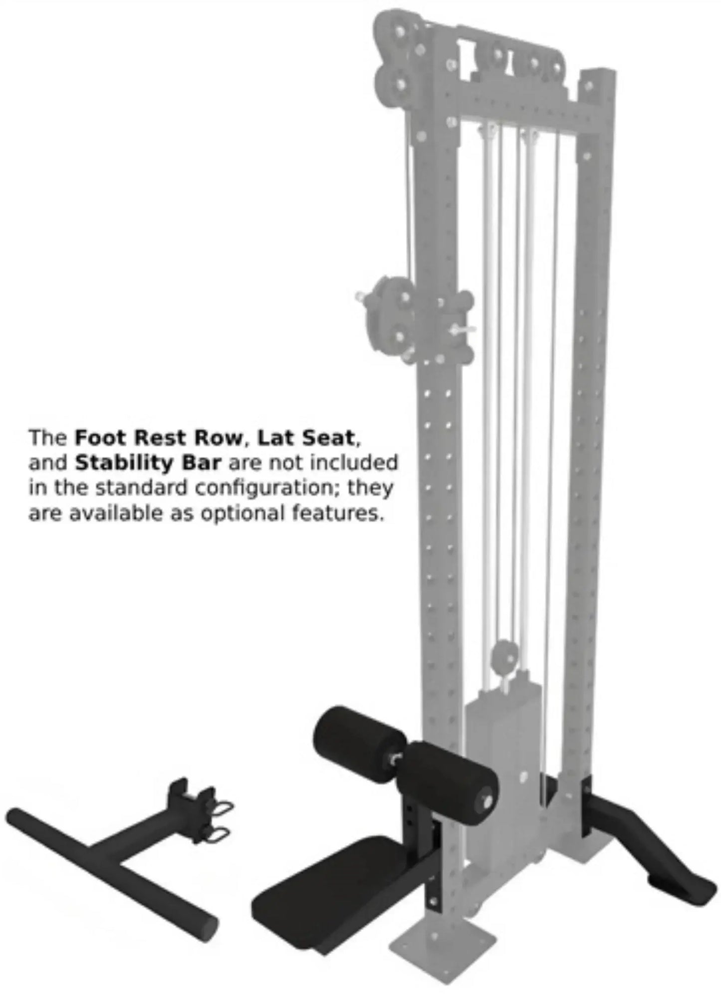 French Fitness Rack & Rig Cable Column (New) Image 2