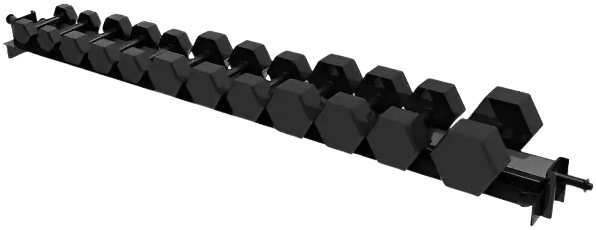 French Fitness 43" Rack & Rig Dumbbell Tier/Tray Attachment (New) - Front View