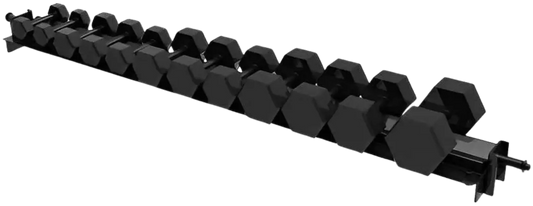 French Fitness 43" Rack & Rig Dumbbell Tier/Tray Attachment (New) - Front View