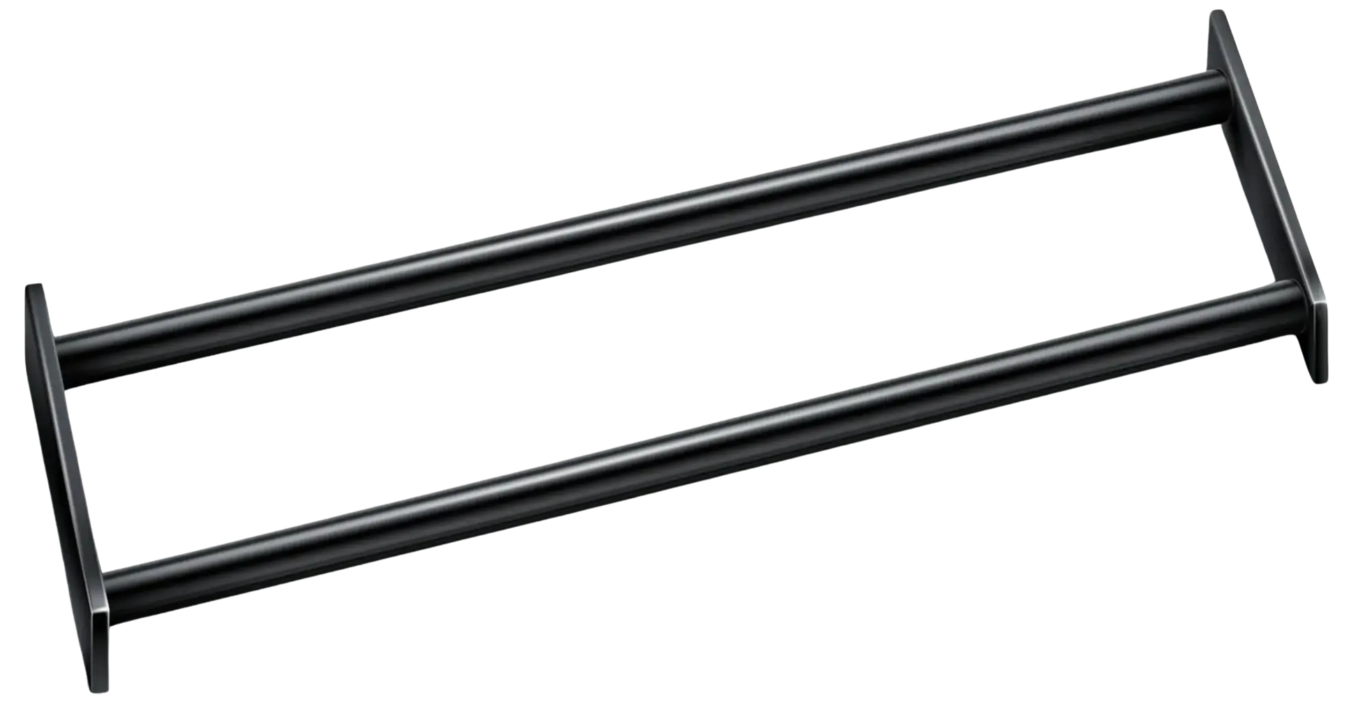 French Fitness 43" Rack & Rig Double Pull Up Bar (New) - Front View