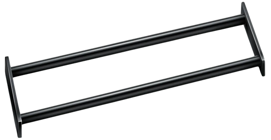 French Fitness 43" Rack & Rig Double Pull Up Bar (New) - Front View