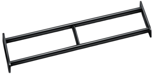 French Fitness - 71" Rack & Rig Double Pull Up Bar (New) - Angled View