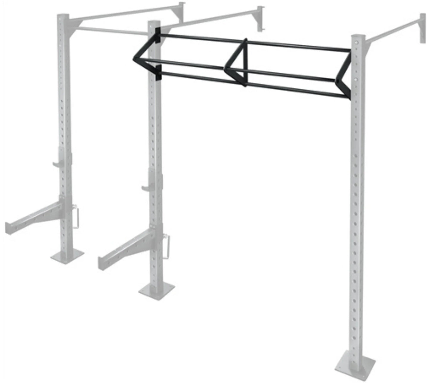 French Fitness - 71" Rack & Rig Dirty South Bar Attachment (New) - Angled View