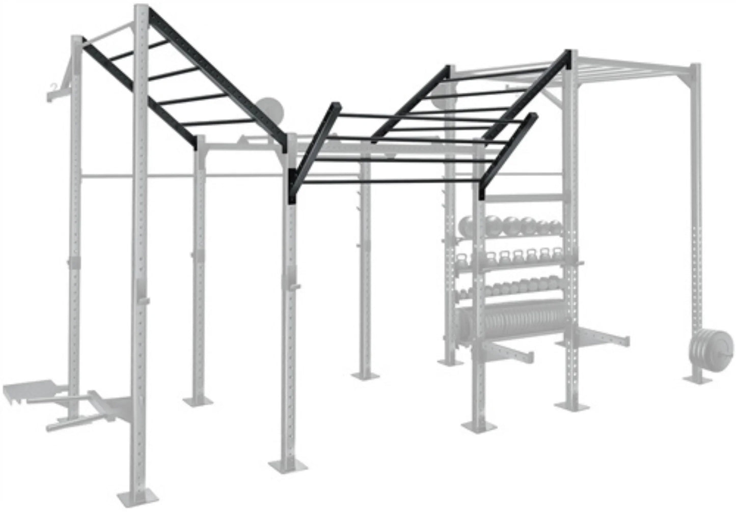 French Fitness Rack & Rig Fly Pull Up Bar Attachment (New) Image 2