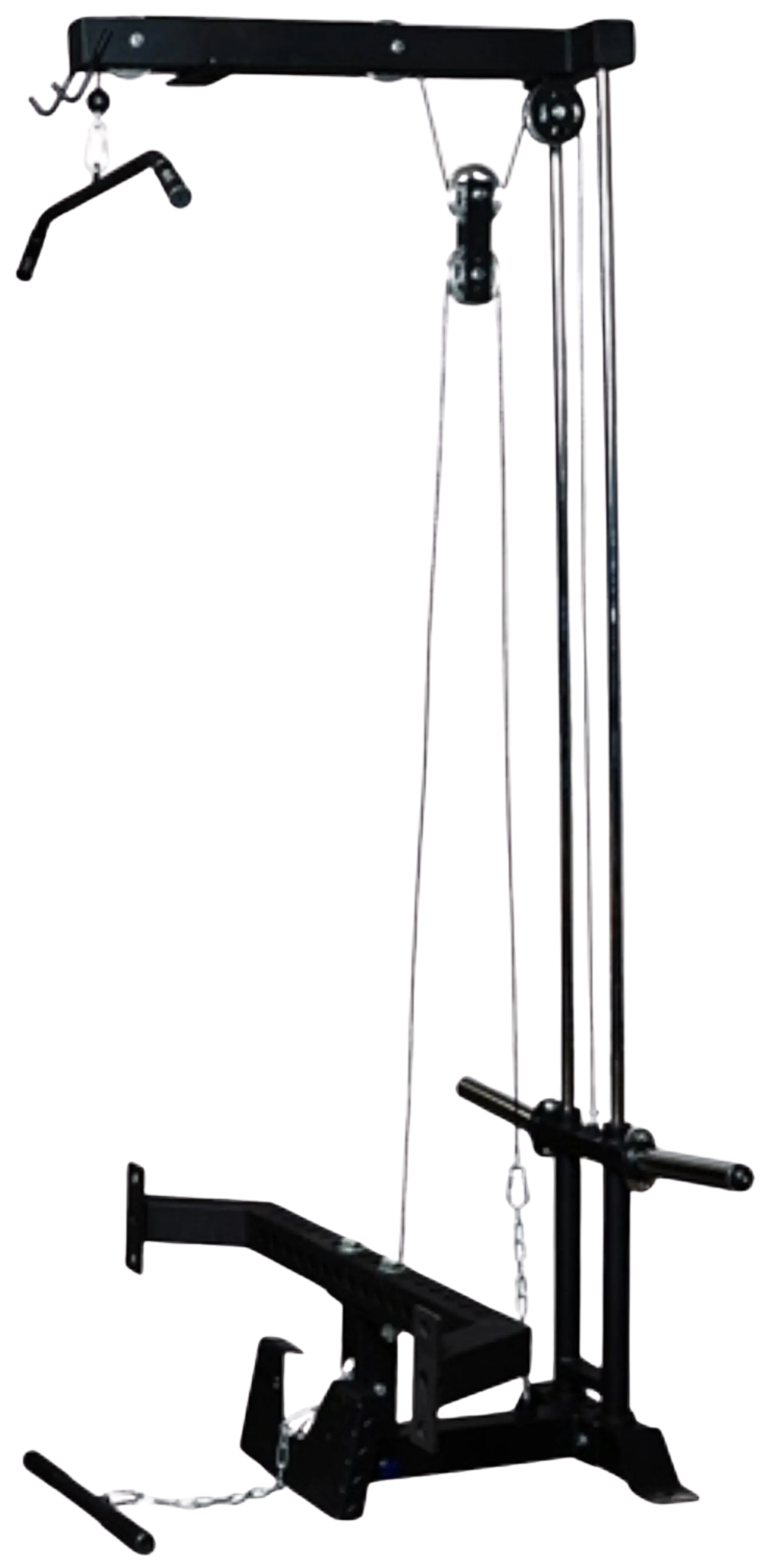 French Fitness Rig & Rack Lat Pulldown / Low Row w/Stabilizer Bar (New) Image