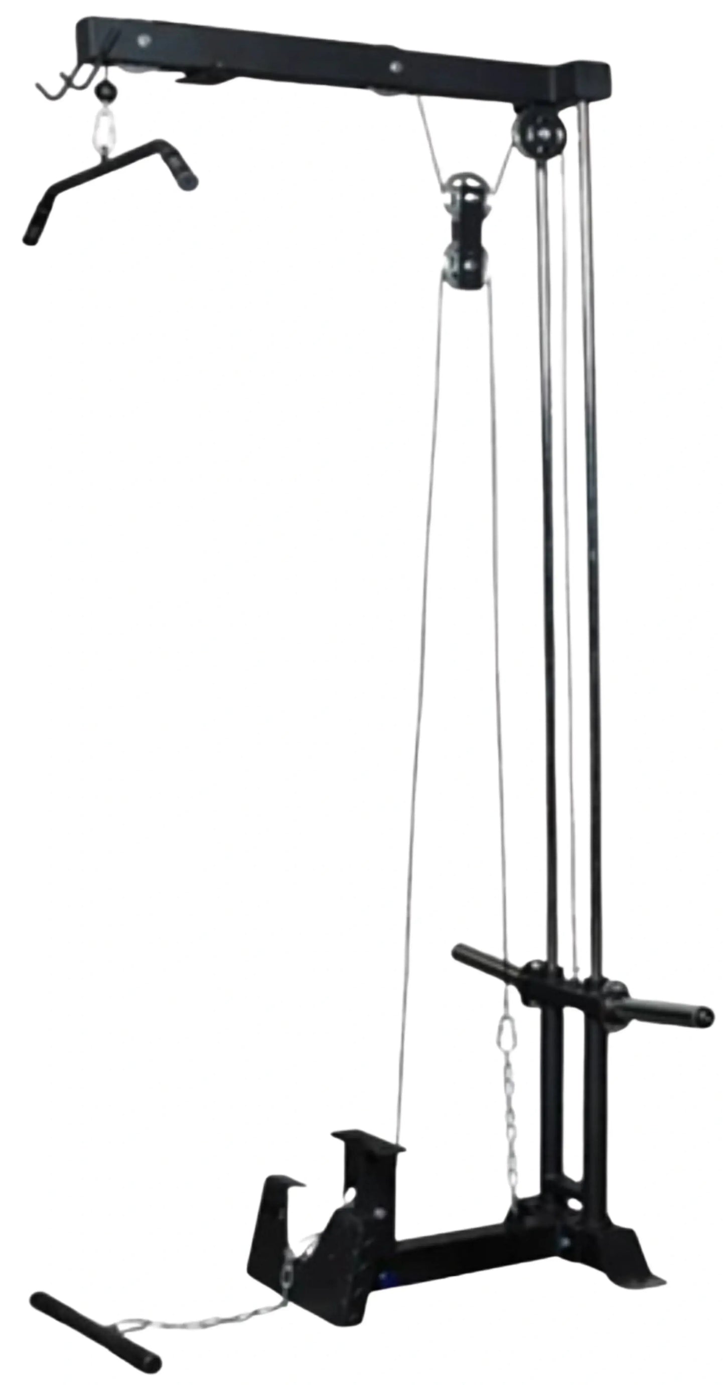 French Fitness Rig & Rack Lat Pulldown / Low Row w/Stabilizer Bar (New) Image 2