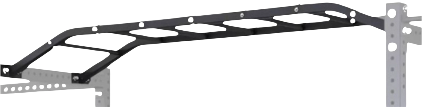 French Fitness - 71" Rack & Rig Monkey Bar Attachment (New) - Angled View
