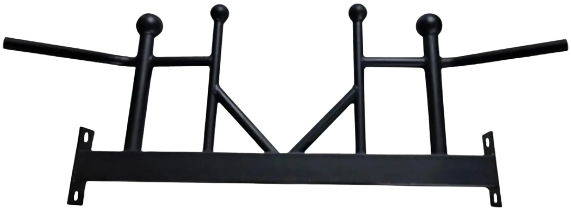 French Fitness 43" Rack & Rig Multi Sphere Ball Grip Pull Up Bar (New) - Front View