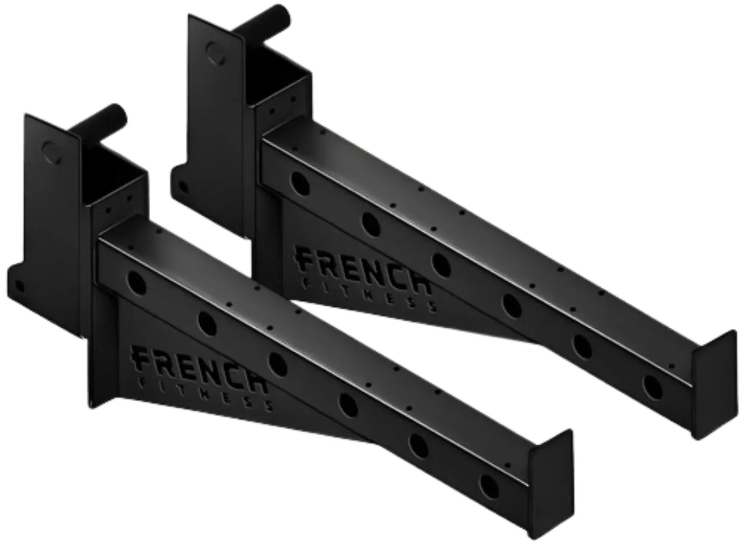 French Fitness Rack & Rig V2 HD Spotter Arms Attachment (Pair) (New) Image