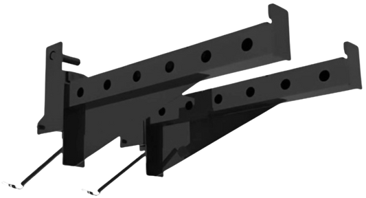 French Fitness Rack & Rig Spotter Arms Attachment (Pair) (New) Image